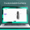 Logitech Logitech R500s Laser Class 1 Presenter Bluetooth and USB/Presentation Clicker - Universal Compatibility, 20m range, Customisable, 5