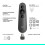 Logitech Logitech R500s Laser Class 1 Presenter Bluetooth and USB/Presentation Clicker - Universal Compatibility, 20m range, Customisable, 6
