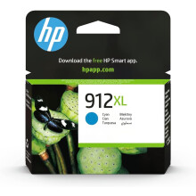 HP 3YL81AE 912XL High Yield Original Ink Cartridge, Cyan, Single Pack