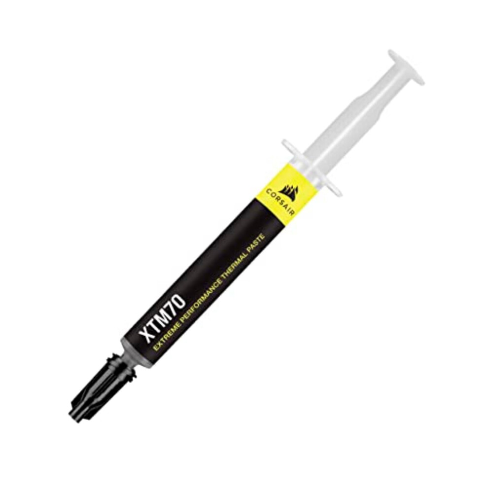 Corsair Xtm70 Extreme Performance Thermal Paste, 3G For Intel & Amd Processors Up To 250W+ Tdp - Low Viscosity, Easy Application, Three Included Clea