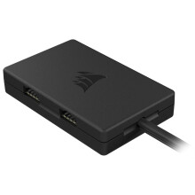 Corsair Internal 4-Port USB 2.0 Hub - 4x 9-Pin USB 2.0 Ports - Easy Magnetic Installation - Compatible with most Intel and AMD Motherboards - Blac