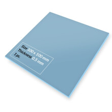ARCTIC TP-3: Premium Performance Thermal Pad, 100 x 100 x 0.5 mm, (stackable to 2.0 mm without performance loss), 1 Piece - High P