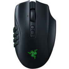 Razer Naga V2 Pro - MMO Wireless Gaming Mouse with HyperScroll Pro Wheel - 3 Swappable Side Plates (HyperSpeed Wireless, Focus Pro 30K Optical Sensor