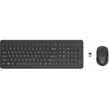 HP 330 Wireless Keyboard and Mouse Combo | 2.4 GHz Wireless Connection with USB Dongle | 12 Function Keys | Ergonomically Designed