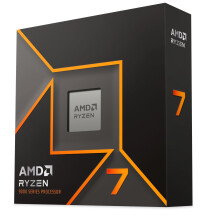 AMD Ryzensets 7 9700X Processor (8 Cores/16 Threads) 65W DTP, AM5 socket, 40MB Cache, Up to 5.5 GHz max boost frequency, no cooler