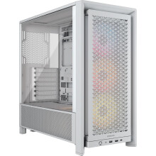 CORSAIR FRAME 4000D RS ARGB Modular Mid-Tower ATX PC Case – High Airflow, 3x Pre-Installed RS ARGB Fans, InfiniRail Fan Mounting