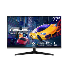 ASUS VY279HGR Eye Care Gaming Monitor – 27 inch FHD (1920x1080), IPS, 120Hz OC, SmoothMotion, 1ms MPRT, Adaptive Sync, Eye Care Plus, Blue Light Fil
