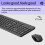 HP HP 330 Wireless Keyboard and Mouse Combo | 2.4 GHz Wireless Connection with USB Dongle | 12 Function Keys | Ergonomically Designed 3