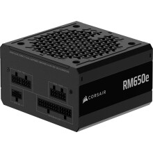 CORSAIR RM650e (2025) Fully Modular Low-Noise ATX Power Supply with 12V-2x6 Cable – ATX 3.1 & PCIe 5.1 Compliant, Cybenetics Gold Efficiency, 105C