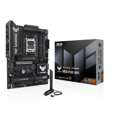 ASUS TUF GAMING B850-PLUS WIFI AMD ATX motherboard, 14+2+1 80A DrMOS power stages, DDR5, PCIe 5.0 Ready, 3xM.2 slots, Wi-Fi 7, Realtek 2.5Gb Ethernet