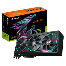 Gigabyte AORUS GeForce RTX 5070 MASTER 12G Graphics Card - 12GB GDDR7, 192bit, PCI-E 5.0, 2715 MHz Core Clock, 3 x DP 2.1a, 1 x HD