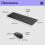 HP HP 330 Wireless Keyboard and Mouse Combo | 2.4 GHz Wireless Connection with USB Dongle | 12 Function Keys | Ergonomically Designed 6