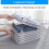 10 PCS Closet Organizer and Clothes Folder, Stackable T Shirt Storage with Wrinkle Folding Board 2
