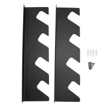Garden Tool Organizer Wall Mounted Rack with Adjustable Hooks for Garage Yard Storage