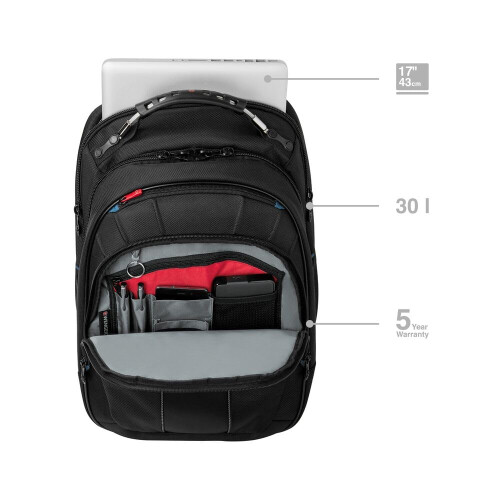 Wenger Wenger Carbon 30 Litre Laptop Backpack, Black 2