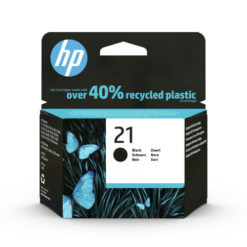 HP HP C9351AE 21 Original Ink Cartridge, Black, Single Pack