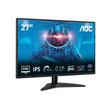AOC 27B36X 27 inch FHD Gaming Monitor 144Hz, IPS Panel, 4ms GtG, HDR10, (1920x1080 HDMI 1x 1.4 DP 1x 1.4) Black