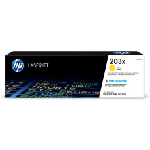 HP CF542X 203X High Yield Original LaserJet Toner Cartridge, Yellow, Pack of 1