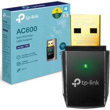 TP-Link Archer T2U USB WiFi Adapter for PC, Dual Band AC600 USB WiFi Dongle for PC, Windows, Mac OS X, Mini design, HD Video/Gaming/Streaming, Mini D