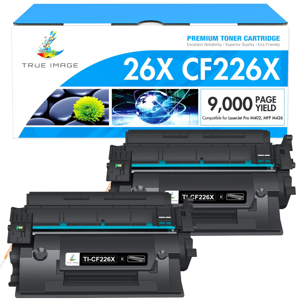 True Image Compatible Cartridge Replacement For Hp 26X Cf226x 26A Cf226a Laserjet Pro Mfp M402dn M402n M426dw M426fdw M426fdn M402dw M402d M426 M402 8324989046654