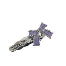 Korean Bow Knot Hair Clips Stainless Steel Barrette Trendy Unisex Hair Accessories Gift