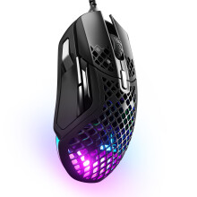 SteelSeries Aerox 5 - Holey RGB Gaming Mouse - Ultra-lightweight Water Resistant Design - 18K DPI TrueMove Air Optical Sensor - 9