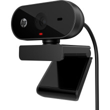 HP PC Webcam 320 | 1080p FHD webcam | Compatible with Chrome | Auto Light Corrector | Built-in Microphone | 66 Degree Wide Angle F