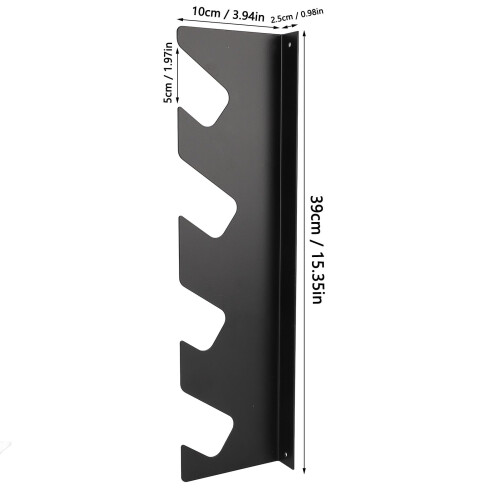 Garden Tool Organizer Wall Mounted Rack with Adjustable Hooks for Garage Yard Storage 1