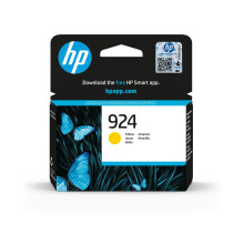 HP 924 (4K0U5NE) Yellow Original Printer Cartridge OfficeJet Pro 8124e, 8122e, 8132e, 8135e, 8134e, 8125e All-in-One Printer