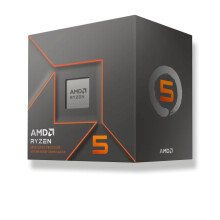AMD Ryzensets 5 8500G Processor (integrated Radeon graphics, 6 Cores/12 Threads, 65W TDP, AM5 Socket, 22MB Cache , up to 5 GHz max boost frequency, w