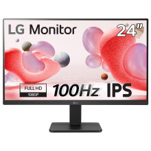 LG Electronics Monitor 24MR400-B, 24 Inch, Full HD 1080p, 100Hz, 5ms GtG, IPS Panel, AMD FreeSync, Smart Energy Saving, Anti-Glare