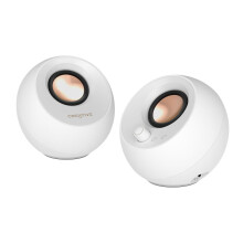 CREATIVE Pebble Pro Minimalist 2.0 USB-C Computer Speakers with Bluetooth 5.3 and Customizable RGB Lighting, Clear Dialog and Bass