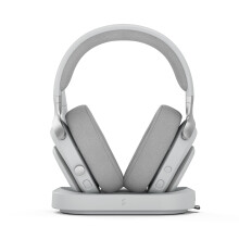 Fractal Design Scape Light - Wireless PC Gaming Headset - Detachable Flip-To-Mute Microphone with Noise Cancellation - Battery Lif