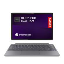 Lenovo IdeaPad Chromebook Duet | 11 Inch FHD+ 1200p Laptop | MediaTek Kompanio 838 | 8GB RAM | 128GB eMMC | Chrome OS | Luna Grey