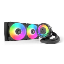 ARCTIC Liquid Freezer III Pro 240 A-RGB - AIO CPU Cooler, 2 x 120 mm Water Cooling, 38 mm Radiator, PWM Pump, VRM Fan, AMD AM5/AM4
