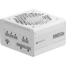 CORSAIR RM850e (2025) Fully Modular Low-Noise ATX Power Supply with 12V-2x6 Cable – ATX 3.1 & PCIe 5.1 Compliant, Cybenetics Gold Efficiency, 105C