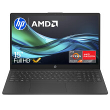 HP 15.6" Laptop | AMD Ryzen 7 Processor | 16GB RAM | 512GB SSD | Windows 11 | Fast charge | FHD Display | Dual speakers | Up to 10