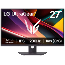 LG UltraGear G6 27G610A Gaming Monitor - QHD 1440p IPS 27 Inch, 200Hz, 1ms GtG, FreeSync Premium, DisplayHDR 400, HDMI, DP1.4(DSC)