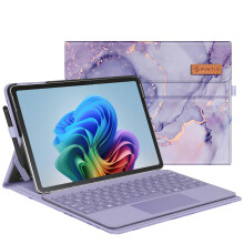 FINTIE Case for Microsoft Surface Pro 12 Inch 1st Edition (2025), Multiple Angle Viewing Portfolio Business Cover with Pocket & St