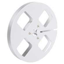 5 Zoll Aluminiumlegierungs-Leerer Spulenkern für 1/4 Zoll Tonband, Silber
