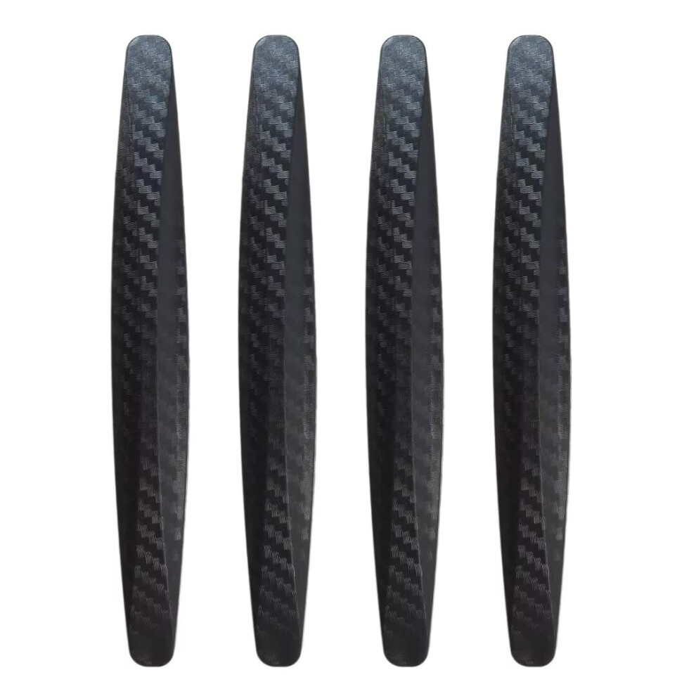 4X Carbon Fiber Car Door Edge Guard Strip Anticollision Protector Easy Selfadhesive Install 9092120400687