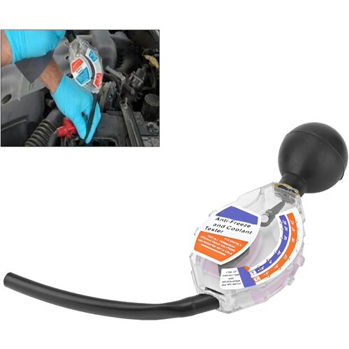 Coolant Tester Antifreeze Tester Dual Scale Dial Type Fast Accurate Engine Temperature Tool 1