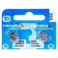 2 X Renata Mercury Free Swiss Made Silver 1.55V -SR936SW-394 Battery