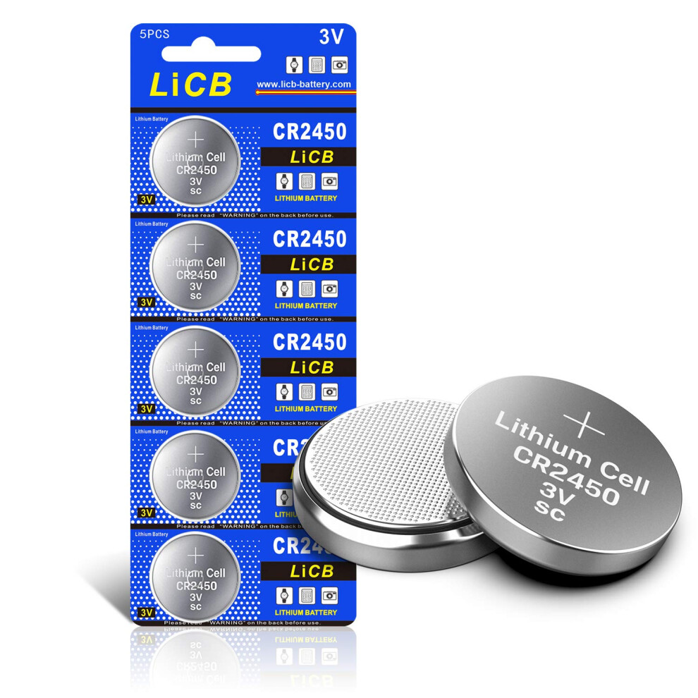 Licb Cr2450 Cr 2450 3V Lithium Battery(5Pcs) 5006750379835