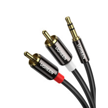 UGREEN RCA to 3.5mm Cable Stereo Phono to 3.5mm Mini Jack Audio Lead 2M
