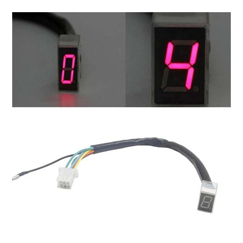Universal Motorcycle Gear Indicator with LED Digital Display and Shift Lever Sensor for Accurate Gear Position 2