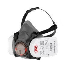 JSP Force8 Half-Mask with PressToCheck Replaceable P3 Filters, Suitable for Dust, DIY, Painting, Sanding, Plastering, Water based spray paint, Gard