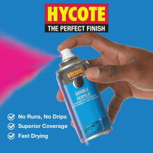 Hycote High Build Aerosol Car Spray Paint, Grey Plastic Primer, 400 ml