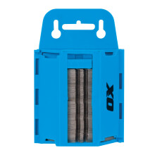 OX Pro 100 Pack Heavy Duty Knife Blades & Dispenser