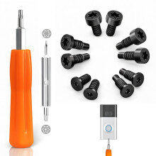 Doorbell Screwdriver Replacement Kit with 10Pcs Spare Screws, Double-Ended T6 & T15, Compatible with R-ng 2nd Generation, Doorbell 2 / pro Doorbell 3